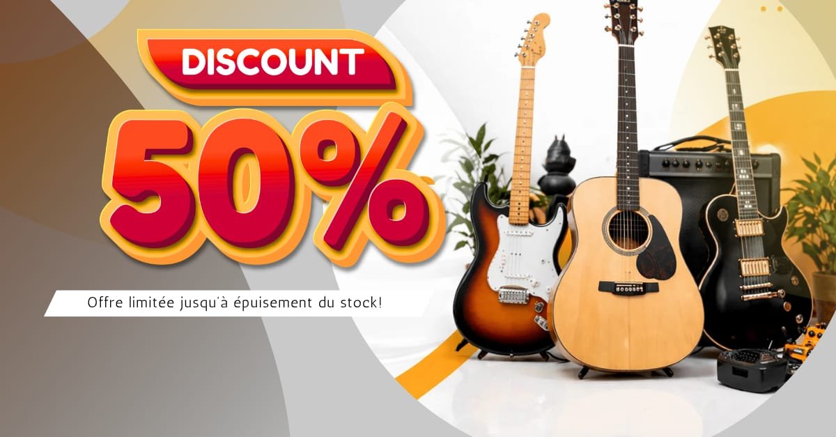 Promotion guitare